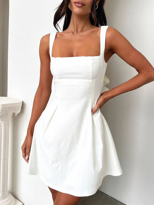 'Xiomara' Low Cut Mini Dress - Celes Fashion